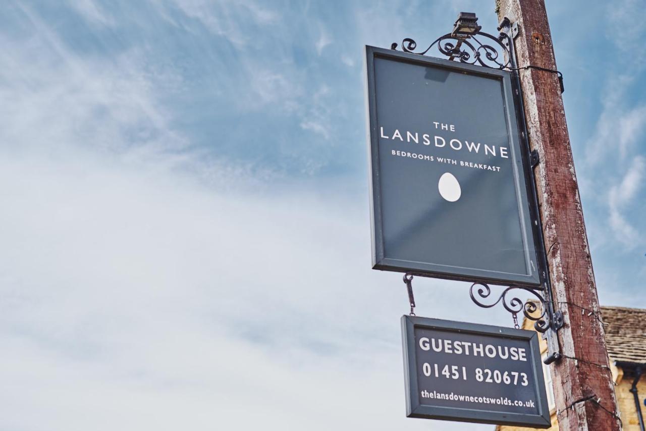 The Lansdowne Guest House Bourton-on-the-Water Exterior foto The Lansdowne sign